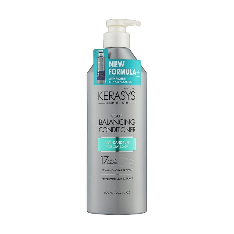 Кондиціонер KeraSys Hair Clinic System Balancing Conditioner для нормальної та сухої шкіри голови, 600 мл